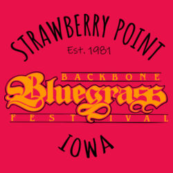 40th Annual - Multi-Color Spiral Short Sleeve T-Shirt Design