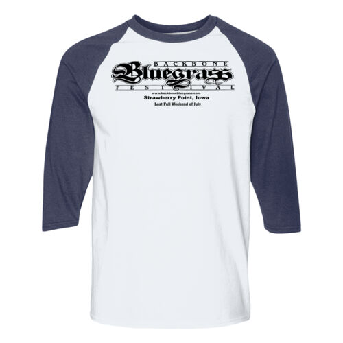 Heavy Cotton Three-Quarter Sleeve T-Shirt - All Black Thumbnail