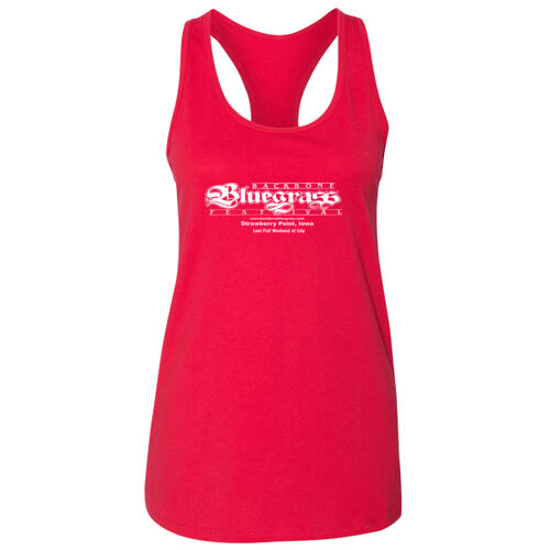 Women's Jersey Racerback Tank - All White Thumbnail